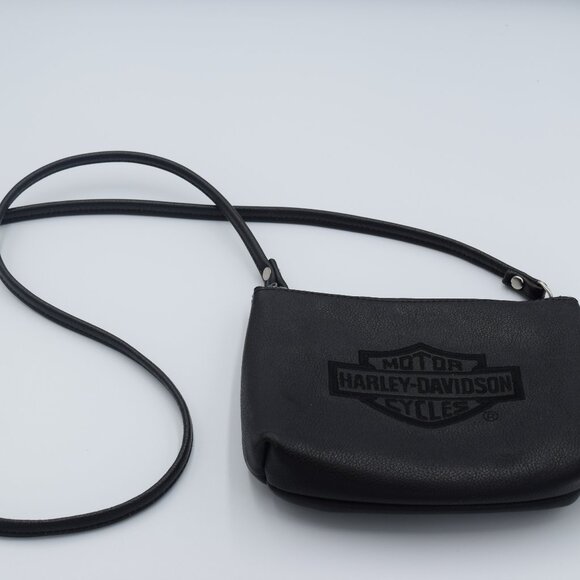 VTG Harley-Davidson Genuine Leather Crossbody Bag - Picture 2 of 8
